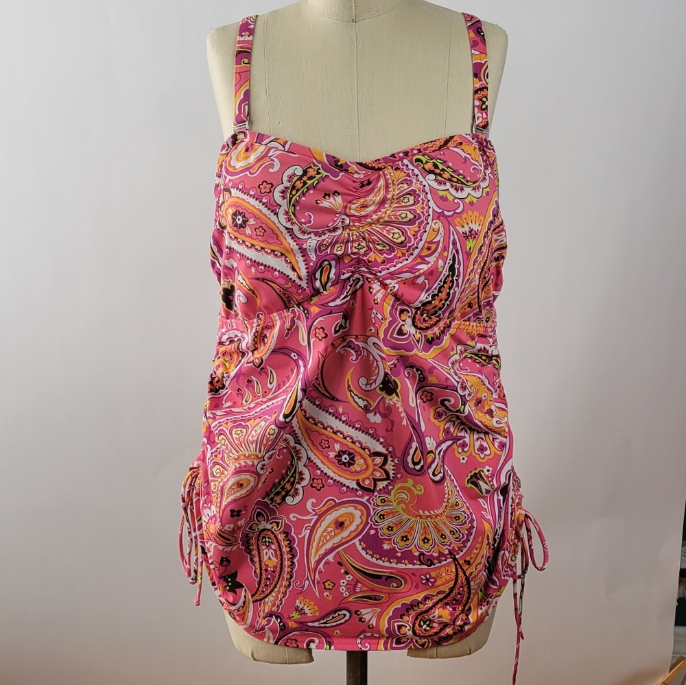 Land's End Tankini Womens Plus Size 16W